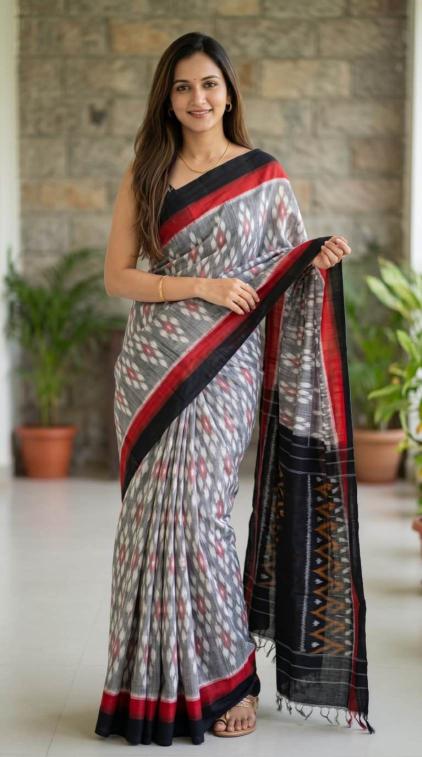 Sckr Ikkat C Traditional sarees in Kolkata